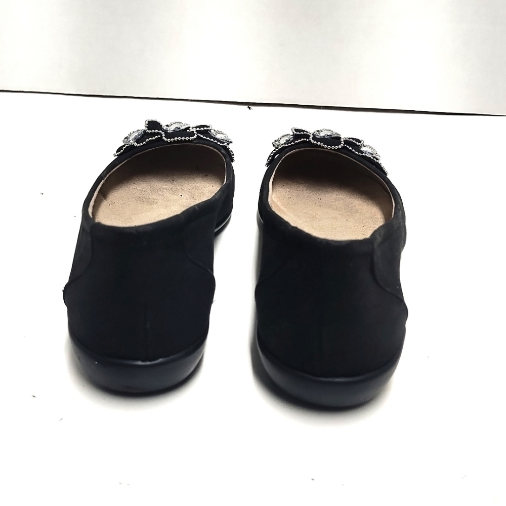 White Mountain ballet flats black shoes Size: 7.5 - Picture 4 of 10